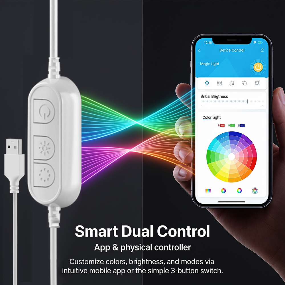 شريط إضاءة نيون RGB متغير الأل - مراجعة Home Decor App وسعره
